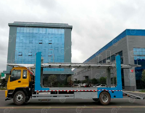 Автовоз на 5 машин на шасси ISUZU 4х2 дв Isuzu 4HK1 - TCG60 205л.с. (со спальником) - Автовоз: фото 1 Автовоз на 5 машин на шасси ISUZU 4х2 дв Isuzu 4HK1 - TCG60 205л.с. (со спальником) - Автовоз: фото 1