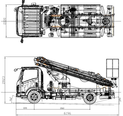 Автовышка NOVAS 290C на шасси ISUZU 4Х2 дв 94kw высота подъёма 28м - Автовышка: фото 5 Автовышка NOVAS 290C на шасси ISUZU 4Х2 дв 94kw высота подъёма 28м - Автовышка: фото 5