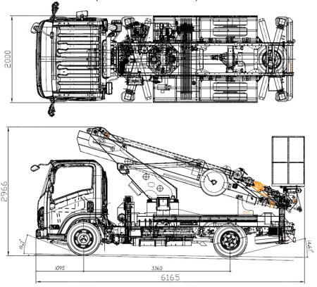 Автовышка NOVAS 320C на шасси ISUZU 4Х2 дв 94kw высота подъёма 30м - Автовышка: фото 3 Автовышка NOVAS 320C на шасси ISUZU 4Х2 дв 94kw высота подъёма 30м - Автовышка: фото 3