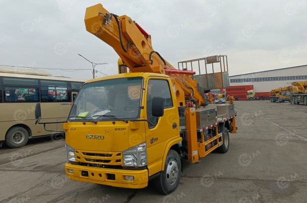 Автовышка Автовышка Qingling GKS28 на шасси ISUZU 4Х2 дв 96kw высота подъёма 28м: фото 15