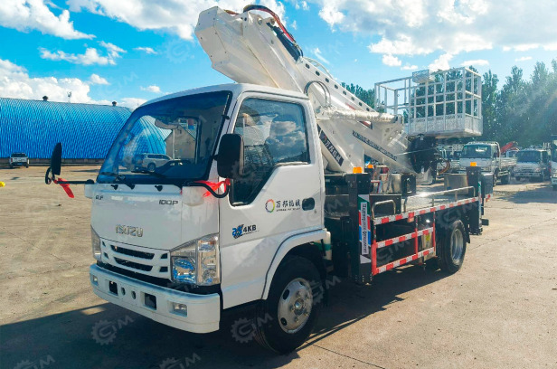 Автовышка WANBANG GKS18 на шасси ISUZU 4Х2 дв 96kw с кабиной высота подъёма 18м - Грузовик с подъемником: фото 1 Автовышка WANBANG GKS18 на шасси ISUZU 4Х2 дв 96kw с кабиной высота подъёма 18м - Грузовик с подъемником: фото 1