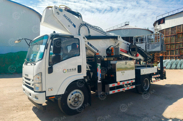Автовышка WANBANG GKS35 на шасси ISUZU 4Х2 дв 139kw высота подъёма 35м - Грузовик с подъемником: фото 1 Автовышка WANBANG GKS35 на шасси ISUZU 4Х2 дв 139kw высота подъёма 35м - Грузовик с подъемником: фото 1