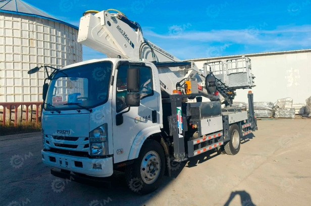 Автовышка WANBANG GKS36 на шасси ISUZU 4Х4 дв 139kw высота подъёма 36м гп корзины 200кг - Автовышка: фото 1 Автовышка WANBANG GKS36 на шасси ISUZU 4Х4 дв 139kw высота подъёма 36м гп корзины 200кг - Автовышка: фото 1