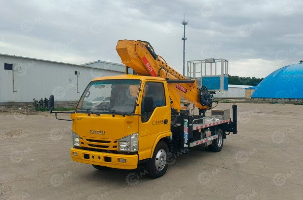 Автовышка на шасси ISUZU 4Х2 дв 96kw высота подъёма 21м, 14 граней сечения стрелы - Автовышка: фото 1 Автовышка на шасси ISUZU 4Х2 дв 96kw высота подъёма 21м, 14 граней сечения стрелы - Автовышка: фото 1