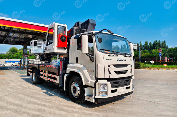 Автовышка на шасси ISUZU 4Х4 дв 221Kw. высота подъёма 56м - Грузовик с подъемником: фото 1 Автовышка на шасси ISUZU 4Х4 дв 221Kw. высота подъёма 56м - Грузовик с подъемником: фото 1