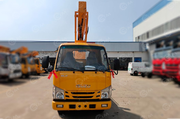 Автовышка на шасси WANBANG ISUZU 4Х2 дв 96kw с кабиной изолированная люлька высота подъёма 18м - Грузовик с подъемником: фото 1 Автовышка на шасси WANBANG ISUZU 4Х2 дв 96kw с кабиной изолированная люлька высота подъёма 18м - Грузовик с подъемником: фото 1