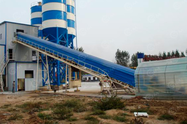 Бетонный завод HLS120 (3 силоса, 3 шнека) - Бетонный завод: фото 1 Бетонный завод HLS120 (3 силоса, 3 шнека) - Бетонный завод: фото 1
