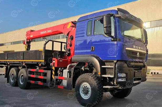 Бортовой грузовик HOWO 6x6 дв 480лс кму КМУ SUNHUNK S3005 гп 12т - Бортовой грузовик/ Платформа: фото 1 Бортовой грузовик HOWO 6x6 дв 480лс кму КМУ SUNHUNK S3005 гп 12т - Бортовой грузовик/ Платформа: фото 1