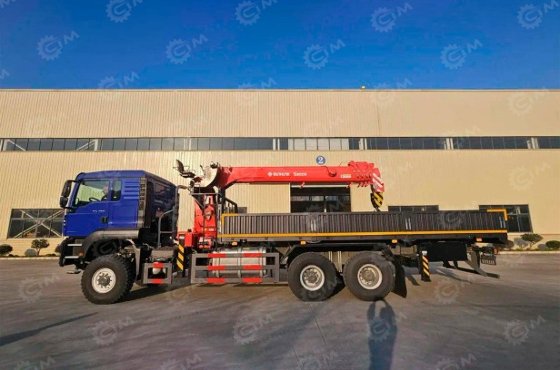 Бортовой грузовик HOWO 6x6 дв 480лс кму КМУ SUNHUNK S3005 гп 12т - Бортовой грузовик/ Платформа: фото 5 Бортовой грузовик HOWO 6x6 дв 480лс кму КМУ SUNHUNK S3005 гп 12т - Бортовой грузовик/ Платформа: фото 5