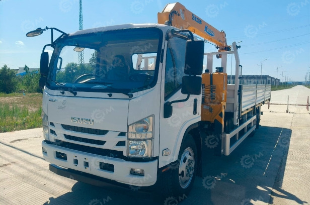 Бортовой грузовик ISUZU 4x2 дв 138kw гп 6т кму XCMG SQS68-3, гп 3,2т стрела 7,7м кузов 6200х240 - Бортовой грузовик/ Платформа: фото 1 Бортовой грузовик ISUZU 4x2 дв 138kw гп 6т кму XCMG SQS68-3, гп 3,2т стрела 7,7м кузов 6200х240 - Бортовой грузовик/ Платформа: фото 1