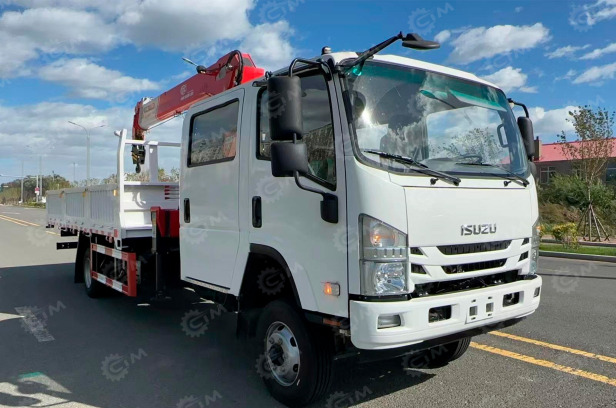Бортовой грузовик ISUZU 4x2 дв 139kw гп 2 тонн с кму WANBANG SQS125-4 гп 5т с отрицательным угл - Грузовик бортовой/ Платформа, Автоманипулятор: фото 1 Бортовой грузовик ISUZU 4x2 дв 139kw гп 2 тонн с кму WANBANG SQS125-4 гп 5т с отрицательным угл - Грузовик бортовой/ Платформа, Автоманипулятор: фото 1