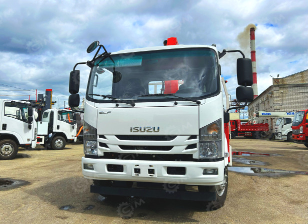 Бортовой грузовик ISUZU 4x2 дв 139kw гп 6 тонн c кму UNIC URV505 гп 5т, 5 секций, стрела 13,14м - Грузовик бортовой/ Платформа, Автоманипулятор: фото 1 Бортовой грузовик ISUZU 4x2 дв 139kw гп 6 тонн c кму UNIC URV505 гп 5т, 5 секций, стрела 13,14м - Грузовик бортовой/ Платформа, Автоманипулятор: фото 1