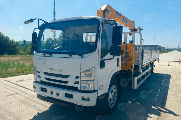 Бортовой грузовик ISUZU 4x2 дв 139kw гп 6 тонн с КМУ XCMG SQS125-4 гп 5 т., 4 секции, стрела 11 - Бортовой грузовик/ Платформа: фото 2 Бортовой грузовик ISUZU 4x2 дв 139kw гп 6 тонн с КМУ XCMG SQS125-4 гп 5 т., 4 секции, стрела 11 - Бортовой грузовик/ Платформа: фото 2