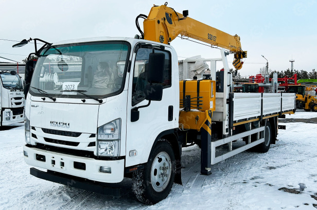 Бортовой грузовик ISUZU 4x2 дв 139kw гп 6т, c КМУ XCMG SQS157 гп 6,3т 4 секции 12.8м кузов 6200 - Грузовик бортовой/ Платформа, Автоманипулятор: фото 1 Бортовой грузовик ISUZU 4x2 дв 139kw гп 6т, c КМУ XCMG SQS157 гп 6,3т 4 секции 12.8м кузов 6200 - Грузовик бортовой/ Платформа, Автоманипулятор: фото 1