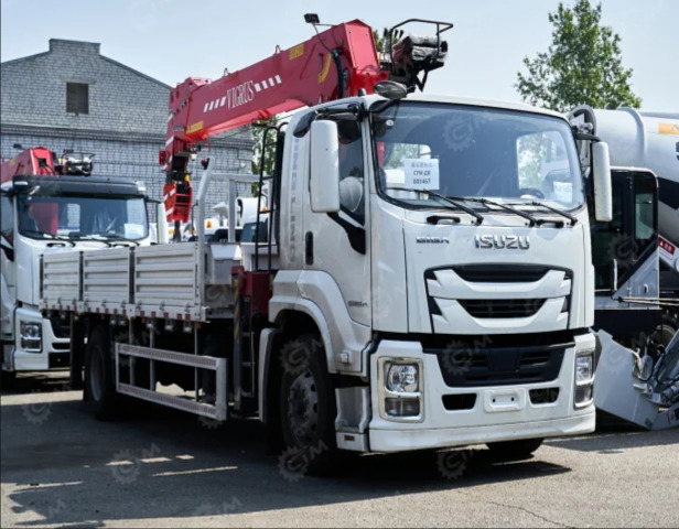 Бортовой грузовик ISUZU 4x2 дв 151kw гп 10 тонн c кму VIGRUS SHS2006 гп 8 тонн 6 секций 20м ямобур радиус 4,5м длина шнека 1,5+1м диаметр 500 мм - Грузовик бортовой/ Платформа: фото 1 Бортовой грузовик ISUZU 4x2 дв 151kw гп 10 тонн c кму VIGRUS SHS2006 гп 8 тонн 6 секций 20м ямобур радиус 4,5м длина шнека 1,5+1м диаметр 500 мм - Грузовик бортовой/ Платформа: фото 1