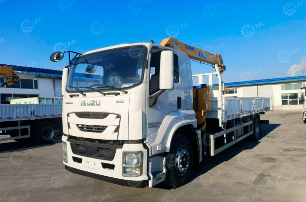 Бортовой грузовик ISUZU 4x2 дв 151kw гп 10 тонн c кму XCMG SQS125 гп 5 тонн 4 секции длина стре - Бортовой грузовик/ Платформа, Автоманипулятор: фото 1 Бортовой грузовик ISUZU 4x2 дв 151kw гп 10 тонн c кму XCMG SQS125 гп 5 тонн 4 секции длина стре - Бортовой грузовик/ Платформа, Автоманипулятор: фото 1