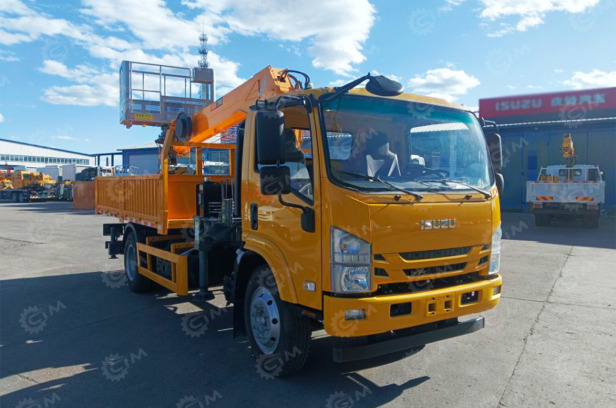 Бортовой грузовик ISUZU 4x2 самосвальный кузов дв 139kw гп 6т с кму гп 5т высота подъема 20м с - Грузовик бортовой/ Платформа: фото 1 Бортовой грузовик ISUZU 4x2 самосвальный кузов дв 139kw гп 6т с кму гп 5т высота подъема 20м с - Грузовик бортовой/ Платформа: фото 1