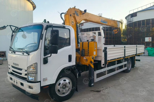 Бортовой грузовик ISUZU 4x4 дв 139kw гп 6т, c КМУ XCMG MSQS157 гп 6,3т 4 секции 13м кузов 5800х - Бортовой грузовик/ Платформа: фото 1 Бортовой грузовик ISUZU 4x4 дв 139kw гп 6т, c КМУ XCMG MSQS157 гп 6,3т 4 секции 13м кузов 5800х - Бортовой грузовик/ Платформа: фото 1