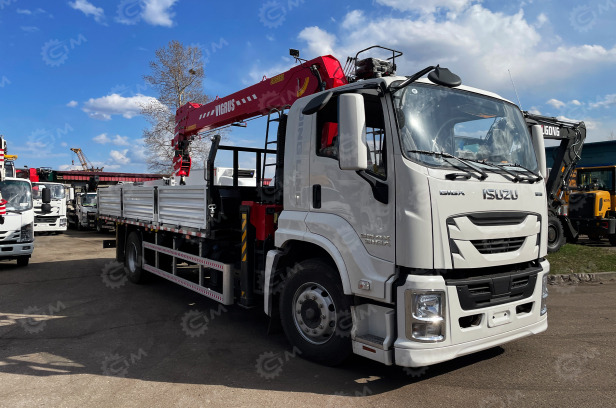 Бортовой грузовик ISUZU 4x4 дв 151kw гп 10 тонн c кму VIGRUS SHS2505 гп 10 тонн 5 секций 17.3м - Грузовик бортовой/ Платформа, Автоманипулятор: фото 1 Бортовой грузовик ISUZU 4x4 дв 151kw гп 10 тонн c кму VIGRUS SHS2505 гп 10 тонн 5 секций 17.3м - Грузовик бортовой/ Платформа, Автоманипулятор: фото 1