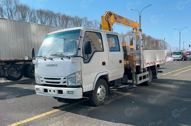 Бортовой грузовик ISUZU 4x4 дв 96 kw (Двойная кабина) гп 2,5т тонны с кму XCMG SQS68 гп 3,2т. - Бортовой грузовик/ Платформа: фото 2 Бортовой грузовик ISUZU 4x4 дв 96 kw (Двойная кабина) гп 2,5т тонны с кму XCMG SQS68 гп 3,2т. - Бортовой грузовик/ Платформа: фото 2