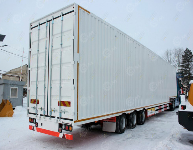 Цельнометаллический фургон полуприцеп AMUR, 3и оси, ширина 3м - Цельнометаллический фургон полуприцеп: фото 1 Цельнометаллический фургон полуприцеп AMUR, 3и оси, ширина 3м - Цельнометаллический фургон полуприцеп: фото 1