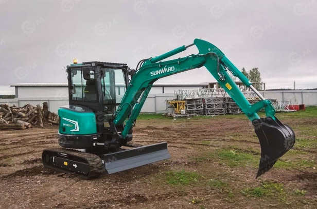 Мини-экскаватор Sunward SWE35UF ковш 0,25м3, быстросъем, гидромолот - Другая техника: фото 2 Мини-экскаватор Sunward SWE35UF ковш 0,25м3, быстросъем, гидромолот - Другая техника: фото 2