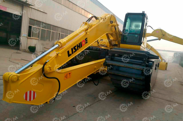 Экскаватор амфибия (плавающий) LISHIDE SC160SD, 4шт закола 9м, дополнительные пантоны, ковш 0.6 - Водный экскаватор: фото 1 Экскаватор амфибия (плавающий) LISHIDE SC160SD, 4шт закола 9м, дополнительные пантоны, ковш 0.6 - Водный экскаватор: фото 1