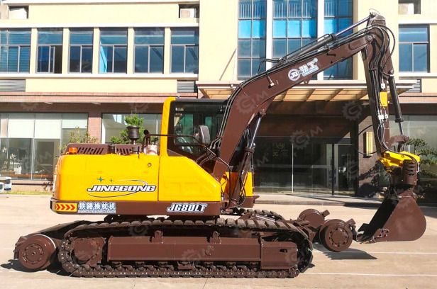 Экскаватор гусеничный JINGGONG JG80LT (комбинированный ход для жд) - Гусеничный экскаватор: фото 1 Экскаватор гусеничный JINGGONG JG80LT (комбинированный ход для жд) - Гусеничный экскаватор: фото 1