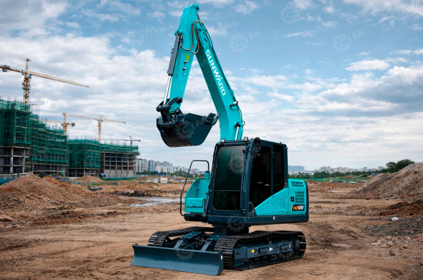 Экскаватор гусеничный SUNWARD SWE105F резиновые гусеницы - Гусеничный экскаватор: фото 1 Экскаватор гусеничный SUNWARD SWE105F резиновые гусеницы - Гусеничный экскаватор: фото 1