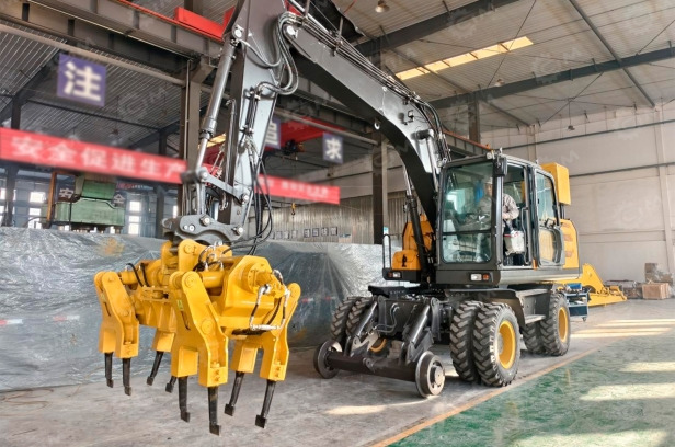 Колёсный экскаватор Экскаватор колесный Jining Kaer TN160W (комбинированный ход для жд): фото 7