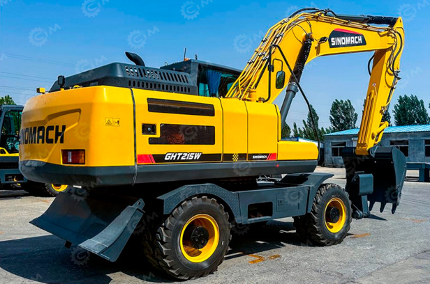 Экскаватор колесный Sinomach GHT215W дв 132kw ковш 1м3 - Колёсный экскаватор: фото 4 Экскаватор колесный Sinomach GHT215W дв 132kw ковш 1м3 - Колёсный экскаватор: фото 4