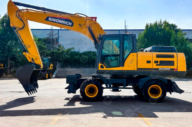 Экскаватор колесный Sinomach GHT215W дв 132kw ковш 1м3 - Колёсный экскаватор: фото 2 Экскаватор колесный Sinomach GHT215W дв 132kw ковш 1м3 - Колёсный экскаватор: фото 2