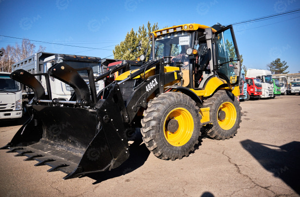 Экскаватор-погрузчик YUGONG 488CX дв YUCHAI, мосты carraro, телескопическая стрела, быстросъем, - Экскаватор-погрузчик: фото 1 Экскаватор-погрузчик YUGONG 488CX дв YUCHAI, мосты carraro, телескопическая стрела, быстросъем, - Экскаватор-погрузчик: фото 1