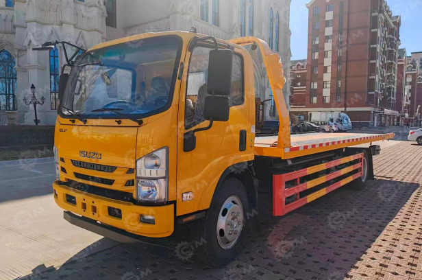 Эвакуатор на шасси ISUZU 4x2 дв 139kw гп 5 тонн с гидравлическим КМУ WANBANG SQZ100-4 гп 5т сдв - Эвакуатор: фото 1 Эвакуатор на шасси ISUZU 4x2 дв 139kw гп 5 тонн с гидравлическим КМУ WANBANG SQZ100-4 гп 5т сдв - Эвакуатор: фото 1