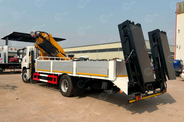 Эвакуатор на шасси ISUZU 4x2 дв 221Kw гп 10т с гидравлическим КМУ WANBANG SQZ100-4 гп 5т, гидро - Эвакуатор: фото 1 Эвакуатор на шасси ISUZU 4x2 дв 221Kw гп 10т с гидравлическим КМУ WANBANG SQZ100-4 гп 5т, гидро - Эвакуатор: фото 1