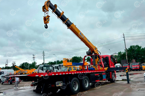 Эвакуатор на шасси ISUZU 8x4 дв 338Kw гп 22т КМУ WANBANG SQS200-5 гп 8т сдвижная платформа, леб - Эвакуатор: фото 1 Эвакуатор на шасси ISUZU 8x4 дв 338Kw гп 22т КМУ WANBANG SQS200-5 гп 8т сдвижная платформа, леб - Эвакуатор: фото 1