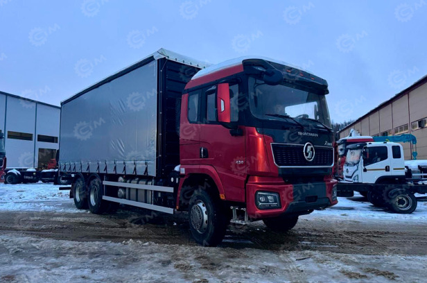 Фургон шторный на шасси SHACMAN 6х4 дв. 430 л.с Х5000 кузов 7500*2550*2550 - Тентованный грузовик: фото 1 Фургон шторный на шасси SHACMAN 6х4 дв. 430 л.с Х5000 кузов 7500*2550*2550 - Тентованный грузовик: фото 1