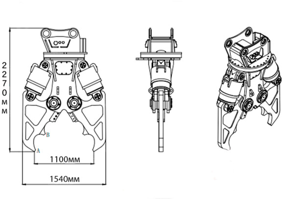Гидравлические ножницы на экскаватор 20-30т - Гидроножницы для Экскаваторов: фото 1 Гидравлические ножницы на экскаватор 20-30т - Гидроножницы для Экскаваторов: фото 1