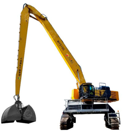 Гидравлический гусеничный грейферный экскаватор (перегружатель) BADA WYS100 - Перегружатель: фото 1 Гидравлический гусеничный грейферный экскаватор (перегружатель) BADA WYS100 - Перегружатель: фото 1