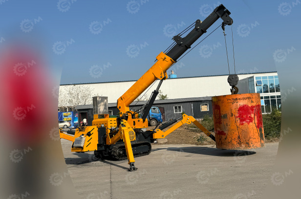 Гусеничный кран Гусеничный кран-паук JIUSHENG JS1.2 гп 1,2т., с пультом, дизель + питание от 380В: фото 6