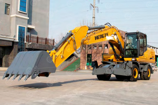 Колесный экскаватор HENGTE HT190W ковш 1м3 (в габарите) - Колёсный экскаватор: фото 1 Колесный экскаватор HENGTE HT190W ковш 1м3 (в габарите) - Колёсный экскаватор: фото 1