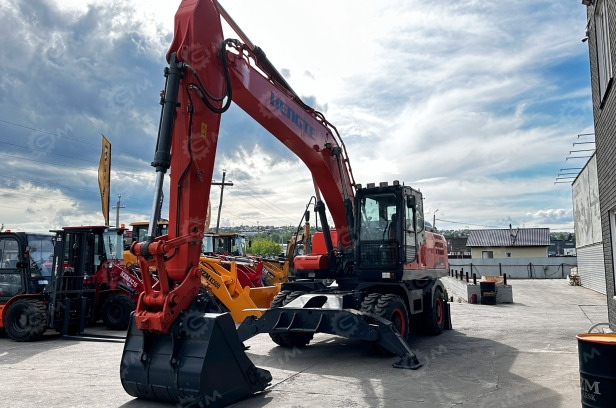 Колесный экскаватор HENGTE HT215W ковш 1м3, масса 22180кг - Колёсный экскаватор: фото 3 Колесный экскаватор HENGTE HT215W ковш 1м3, масса 22180кг - Колёсный экскаватор: фото 3