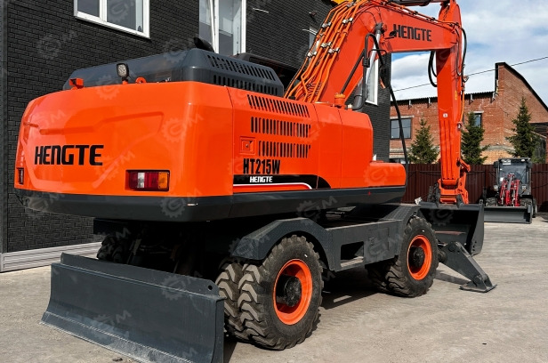Колесный экскаватор HENGTE HT215W ковш 1м3, масса 22180кг - Колёсный экскаватор: фото 4 Колесный экскаватор HENGTE HT215W ковш 1м3, масса 22180кг - Колёсный экскаватор: фото 4