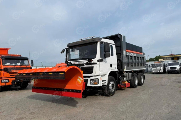 Комбинированная дорожная машина на шасси SHACMAN 6х4 дв 270 л.с. бункер 8м3 - Снегоуборочная машина: фото 1 Комбинированная дорожная машина на шасси SHACMAN 6х4 дв 270 л.с. бункер 8м3 - Снегоуборочная машина: фото 1
