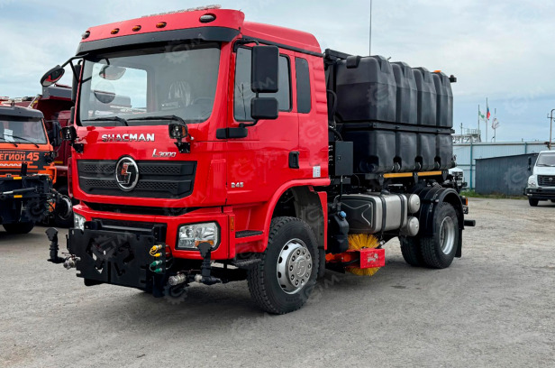 Комбинированная уборочная машина на базе шасси Shacman L3000 4х2 дв 174 Kw пластиковый бак 8м3 - Снегоуборочная машина: фото 1 Комбинированная уборочная машина на базе шасси Shacman L3000 4х2 дв 174 Kw пластиковый бак 8м3 - Снегоуборочная машина: фото 1