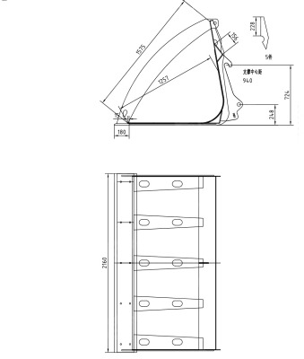 Ковш зерновой 3м3 на погрузчикYugong TR730 облегченный материал, вес 700кг - Ковш для погрузчика: фото 1 Ковш зерновой 3м3 на погрузчикYugong TR730 облегченный материал, вес 700кг - Ковш для погрузчика: фото 1