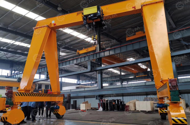 Кран козловой на колесах MH10t-23m A5 гп 10т пролет 23м высота 8м - Козловой кран: фото 1 Кран козловой на колесах MH10t-23m A5 гп 10т пролет 23м высота 8м - Козловой кран: фото 1