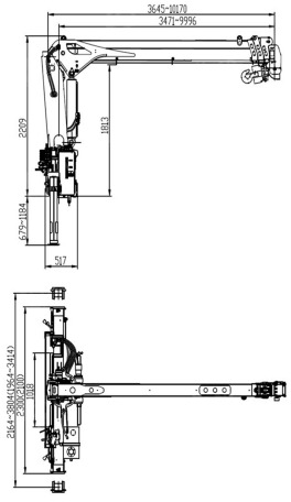 Кран манипулятор (без шасси) XCMG SQS68A гп 3,2 тонны 4 секции - Кран-манипулятор: фото 1 Кран манипулятор (без шасси) XCMG SQS68A гп 3,2 тонны 4 секции - Кран-манипулятор: фото 1