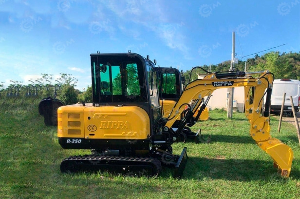 Мини-экскаватор RIPPA R350 3 т с поворотной стрелой - Мини-экскаватор: фото 5 Мини-экскаватор RIPPA R350 3 т с поворотной стрелой - Мини-экскаватор: фото 5