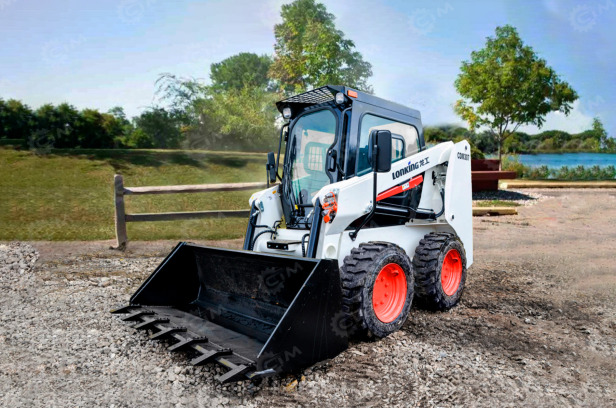 Мини погрузчик LONKING CDM307 ямобур 300мм, отвал, гидравлическая щетка, ковш - Мини-погрузчик с бортовым поворотом: фото 1 Мини погрузчик LONKING CDM307 ямобур 300мм, отвал, гидравлическая щетка, ковш - Мини-погрузчик с бортовым поворотом: фото 1